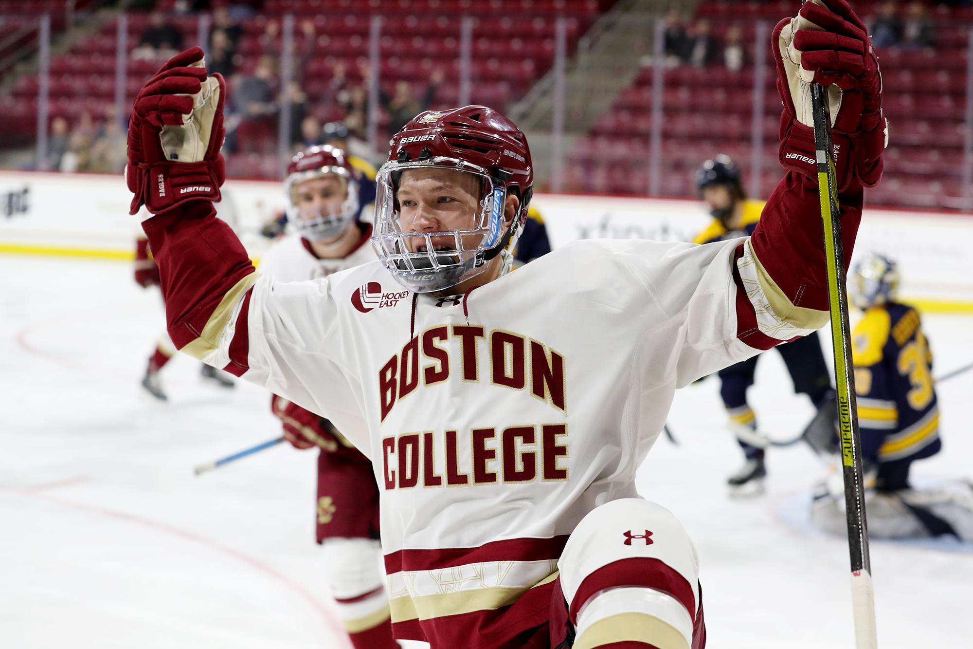 Boston College Dominates Michigan Tech 6-1 in NCAA Hockey Tournament Opener